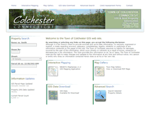Tablet Screenshot of colchester.mapxpress.net